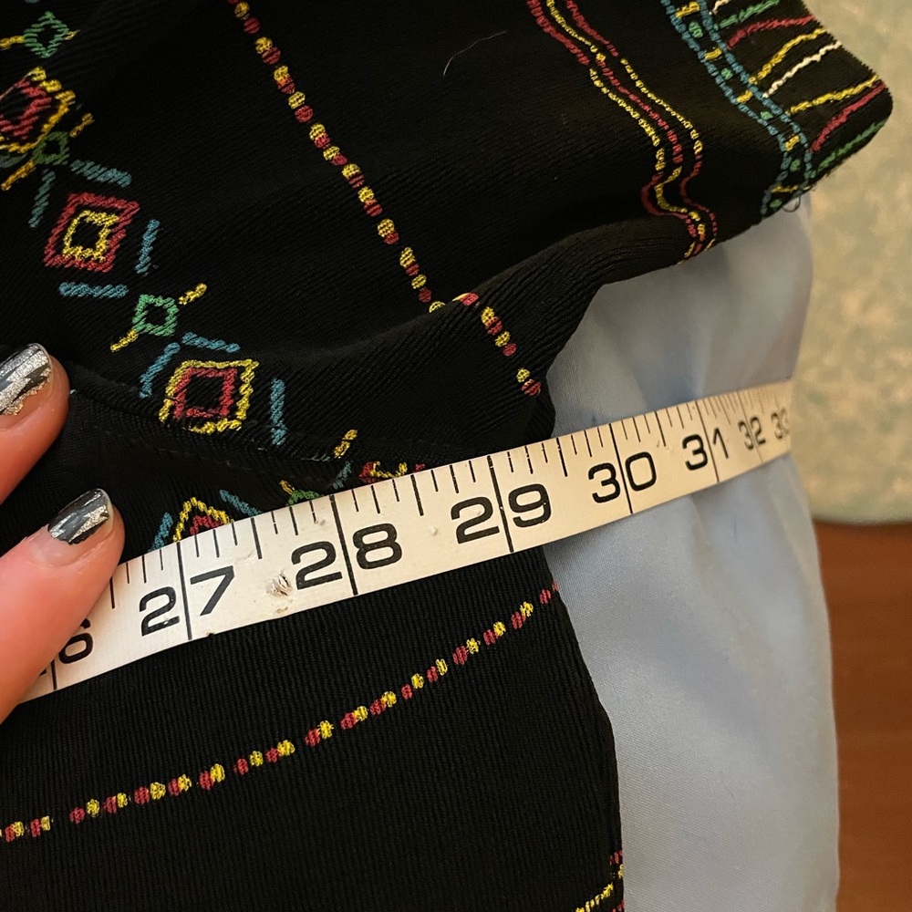 Vikki Vi California Button Down blouse size 3X short sleeves faux embroidery - Picture 12 of 15
